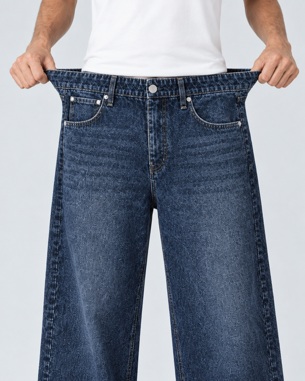 Dark Indigo jeans, Stretch waistband