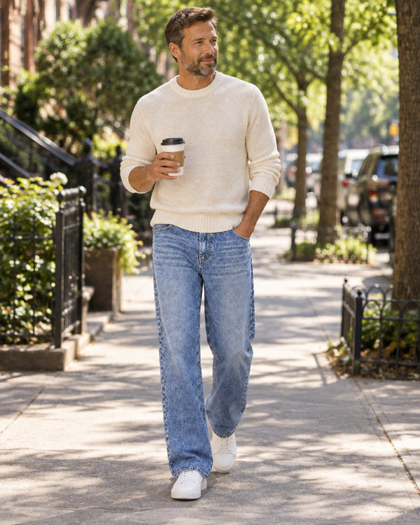 Light Vintage jeans, Coffee run