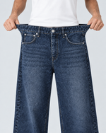Dark Indigo jeans, Stretch waistband