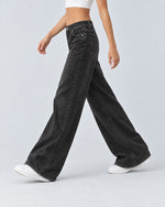 Washed Black jeans, Side stride