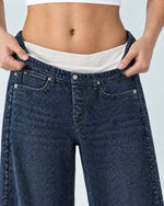 Dark Indigo jeans, Inside fabric