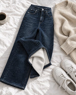Dark Indigo jeans, Flat lay